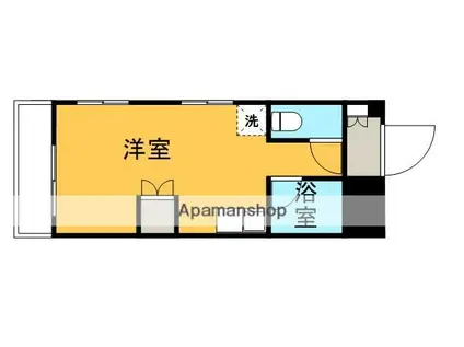 ドゥジェームNISHITAYA(ワンルーム/2階)の間取り写真