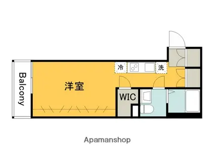 COLLINA中山新町(ワンルーム/2階)の間取り写真