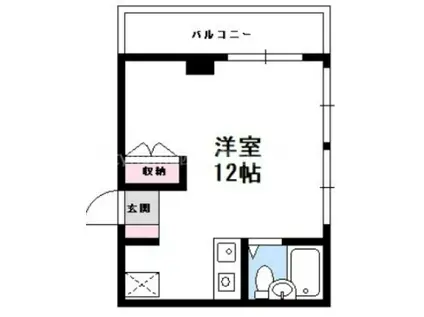 グレースKONDA(ワンルーム/2階)の間取り写真