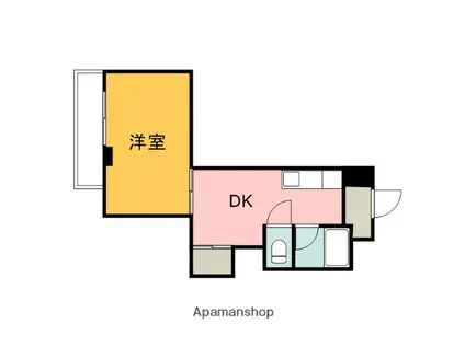 レジデンス東雲(1DK/2階)の間取り写真