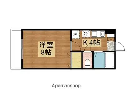 コートソフィア(1K/3階)の間取り写真