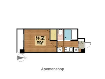 メゾンドプレセア(1K/4階)の間取り写真