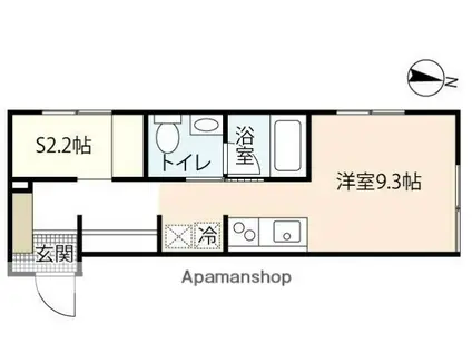 プリマヴェーラ大竹(ワンルーム/2階)の間取り写真