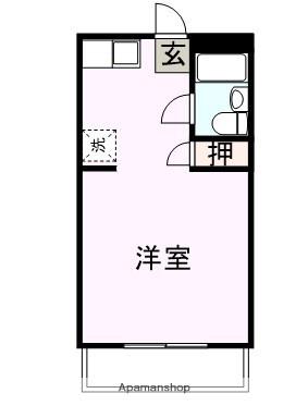 第2オノダハイツ2(1K/3階)の間取り写真