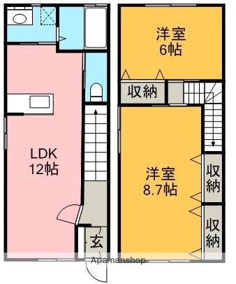 ナトゥラヴィータ五番館(2LDK)の間取り写真