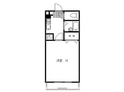 ハイツ ウィンダム(1K/4階)の間取り写真