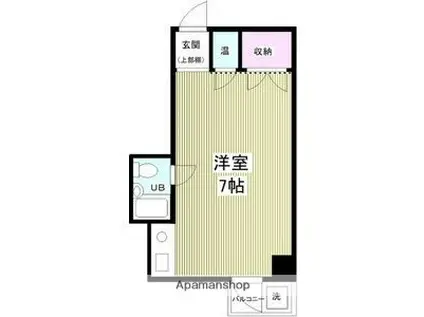 R・太田ハイム(ワンルーム/4階)の間取り写真