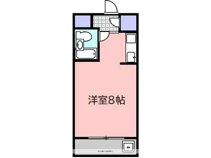 アーバンパレス(ワンルーム/3階)の間取り写真