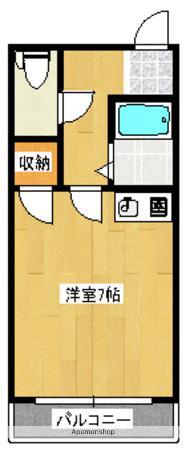 YUTA BUILD2(ワンルーム/3階)の間取り写真