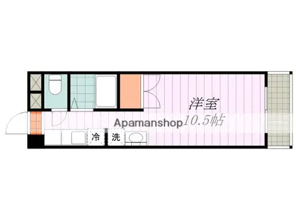 PARTENAIRE HOMEN RENATUS(ワンルーム/3階)の間取り写真