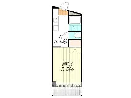 ΑNEXT福音寺(1K/3階)の間取り写真