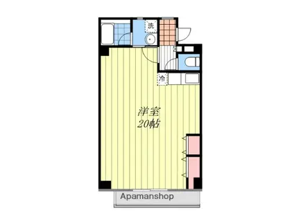 イーズ萱町(ワンルーム/6階)の間取り写真