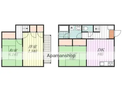 Mハイツ(3DK)の間取り写真