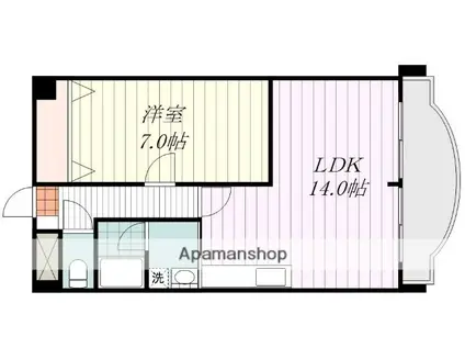 プレステージAC(1LDK/2階)の間取り写真