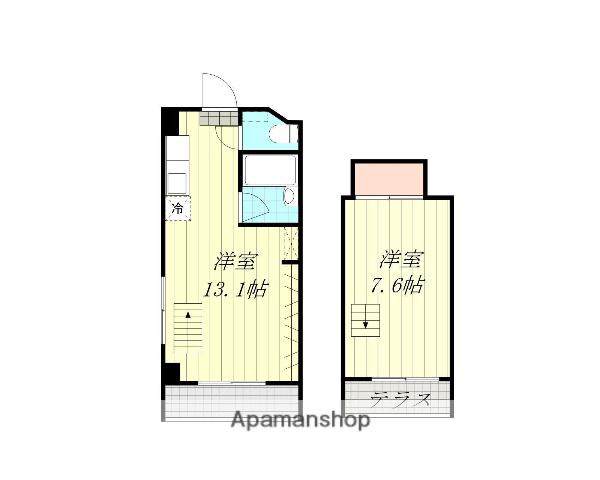 ラッセルスクエア木屋町(1LDK/5階)の間取り写真