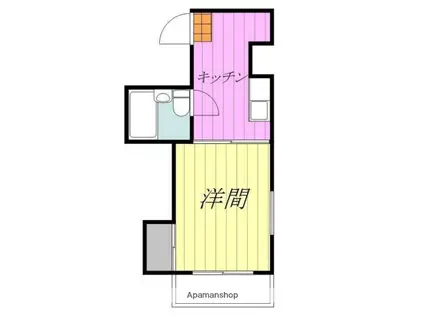 ジョイア壱番館(1DK/5階)の間取り写真