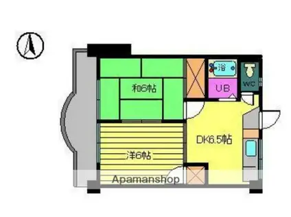 メゾン・ティアール(2DK/3階)の間取り写真