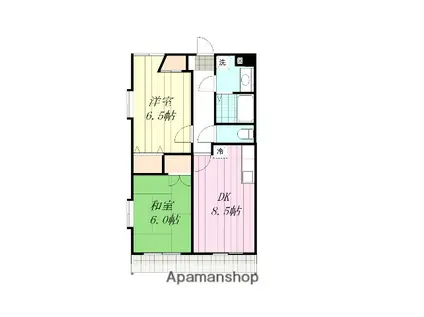 エスプレンド和泉(2DK/2階)の間取り写真
