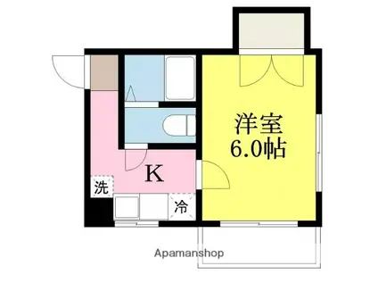 メゾン・ド・北1(1K/3階)の間取り写真