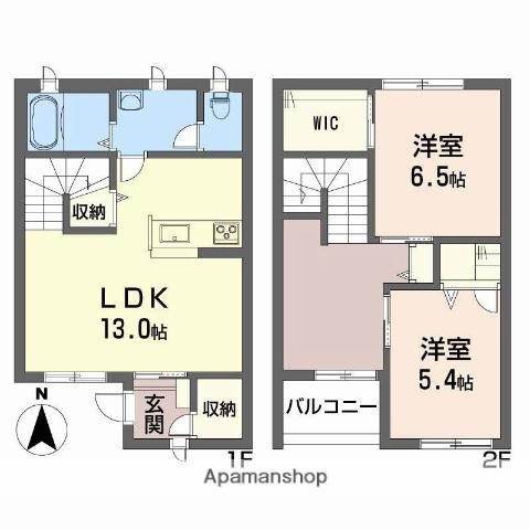 パストラルプレジオ−T(2LDK)の間取り写真