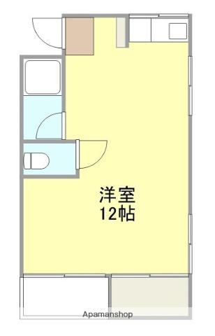 リッツハウス枝松(ワンルーム/2階)の間取り写真