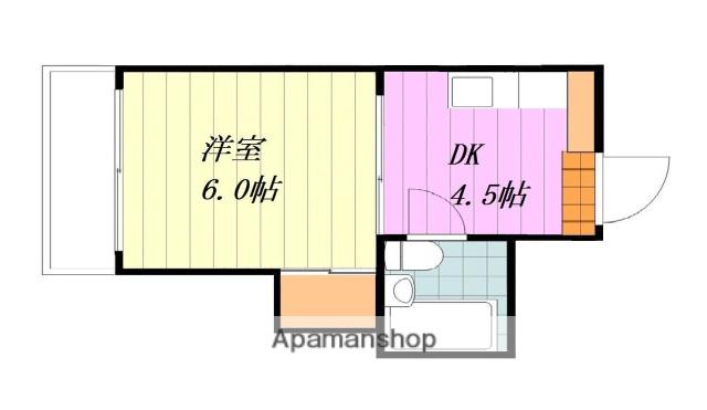 ジョイア壱番館(1DK/5階)の間取り写真