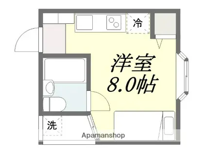 ビラ・セレーナ(ワンルーム/2階)の間取り写真