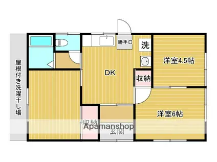 予讃線 伊予西条駅 徒歩12分 1階建 築42年(3DK)の間取り写真