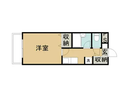 メゾン・ド・エラン(1K/3階)の間取り写真