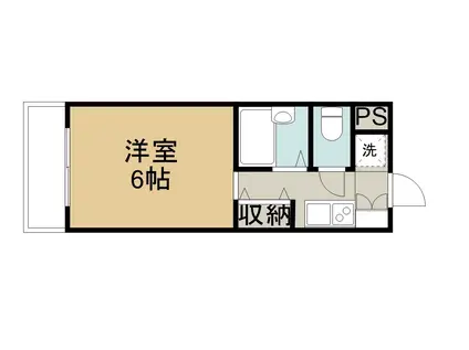 メゾン・ド・メシュー(1K/3階)の間取り写真