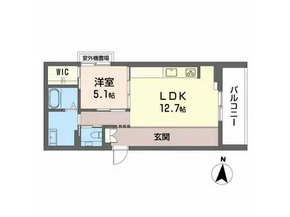 シャーメゾン アヴァンセ(1LDK/3階)の間取り写真