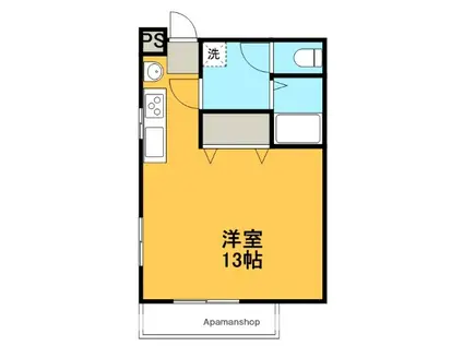 ストーク天神町(ワンルーム/2階)の間取り写真