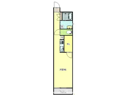 ARISTA SHIRAKIBARU(ワンルーム/3階)の間取り写真