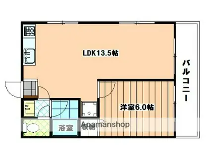 サンライズ21(1LDK/1階)の間取り写真