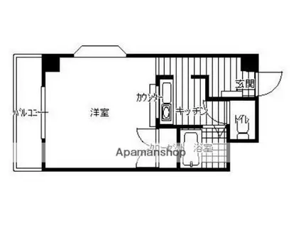エミネンス藤(1K/5階)の間取り写真