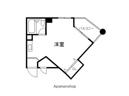 LIVEMAX ANGEL(ワンルーム/5階)の間取り写真