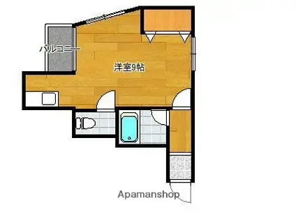 JIJI(ワンルーム/1階)の間取り写真