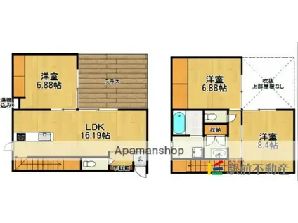 レガロヴェルデ(3LDK/1階)の間取り写真