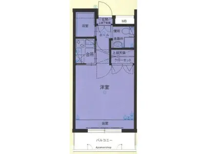 エステート・モア・平尾パージュ(1K/7階)の間取り写真