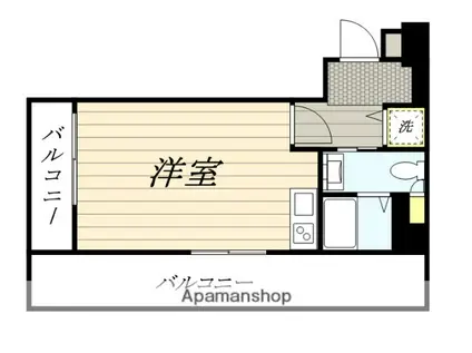 グランドサヴォイ(1K/12階)の間取り写真