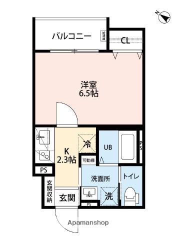 ROBOT HOME井尻Ⅲ(1K/3階)の間取り写真