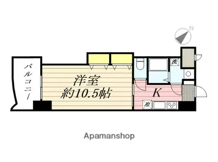 ロイヤル博多駅前(1K/4階)の間取り写真