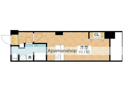 NO.63 オリエントキャピタルタワー(ワンルーム/10階)の間取り写真