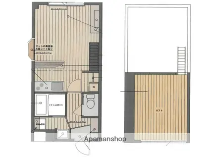 グリーンヒルズ有田(ワンルーム/3階)の間取り写真