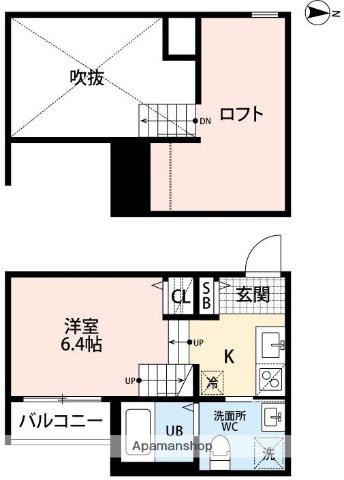 LES MAYU 今宿(1K/1階)の間取り写真