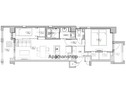 エスペランサ天神南(2LDK/5階)の間取り写真