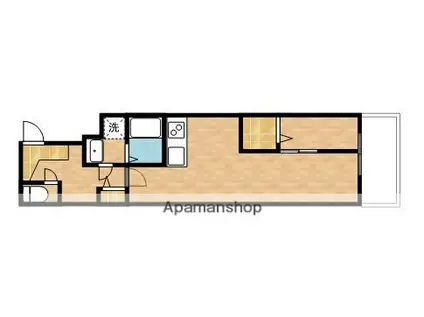 D.CLAREST MELDIA早良街道(1LDK/9階)の間取り写真