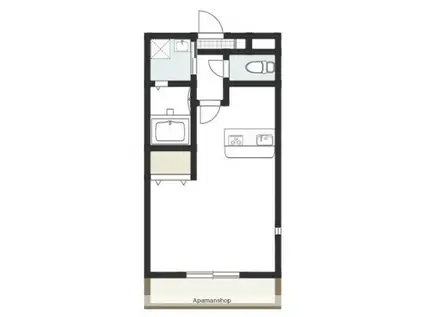 MARINA TERRACE(ワンルーム/2階)の間取り写真