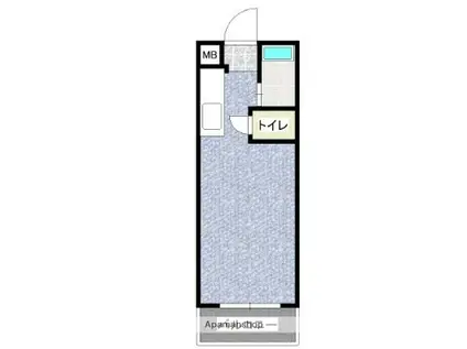 メゾンドM1ビル(ワンルーム/2階)の間取り写真