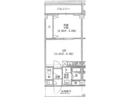 福岡市七隈線 野芥駅 徒歩5分 3階建 新築(1LDK/3階)の間取り写真